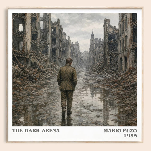 The Dark Arena Literary Art Print by Mario Puzo