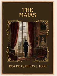 The Maias Classic Book Art Print by Eça de Queirós – book poster