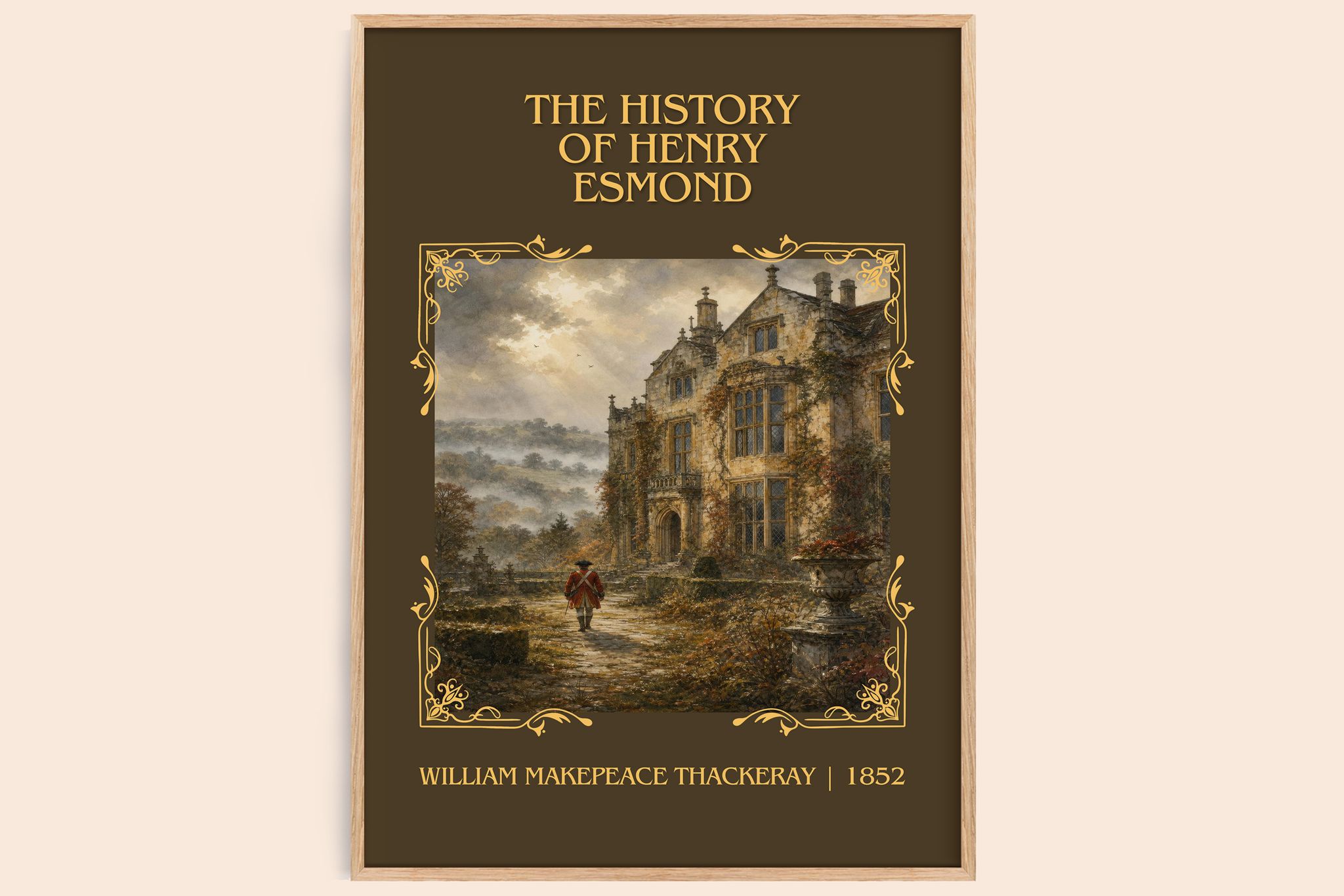 History Of Henry Esmond Classic Book Art Print by W. Thackeray