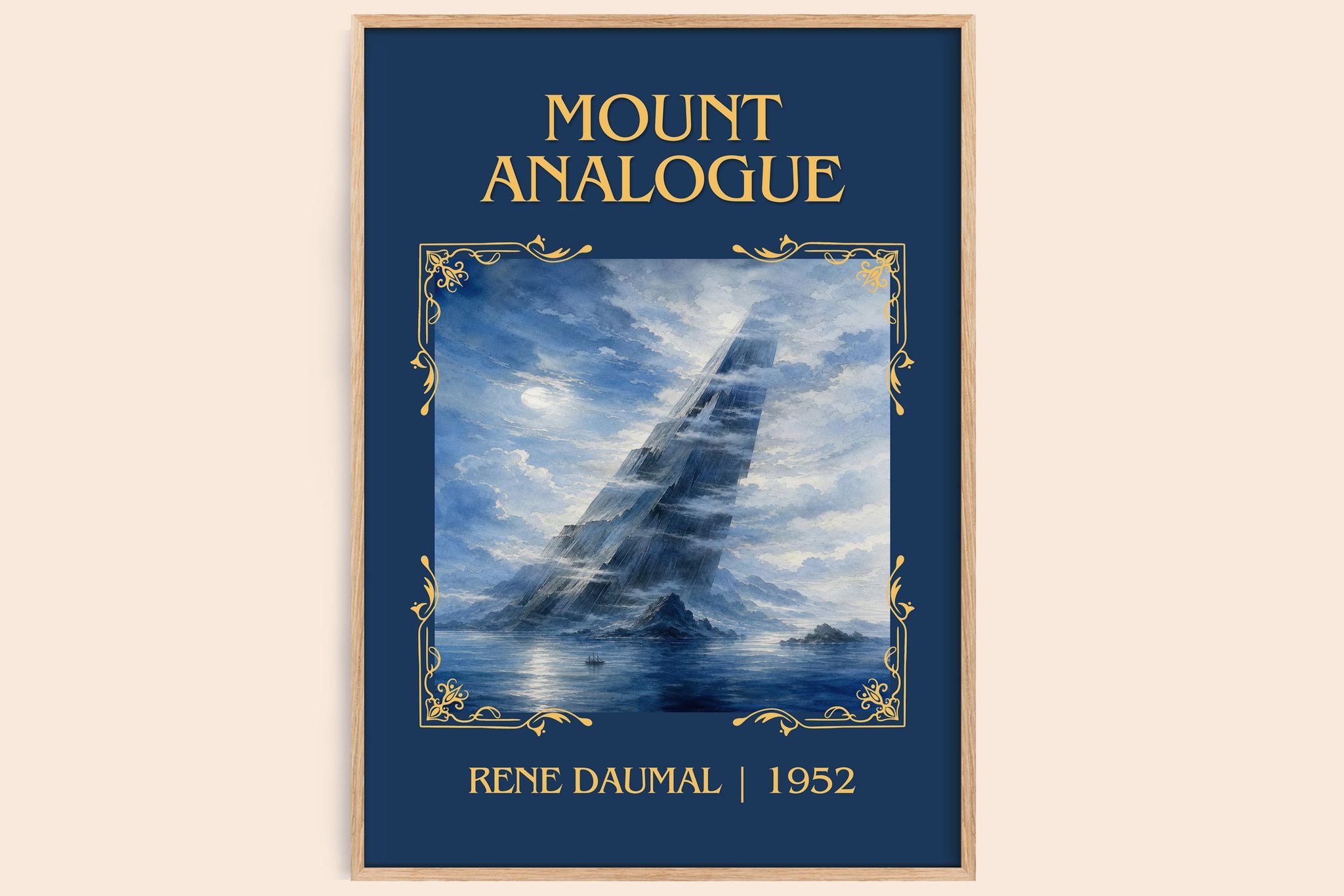 Mount Analogue Classic Book Art Print by René Daumal