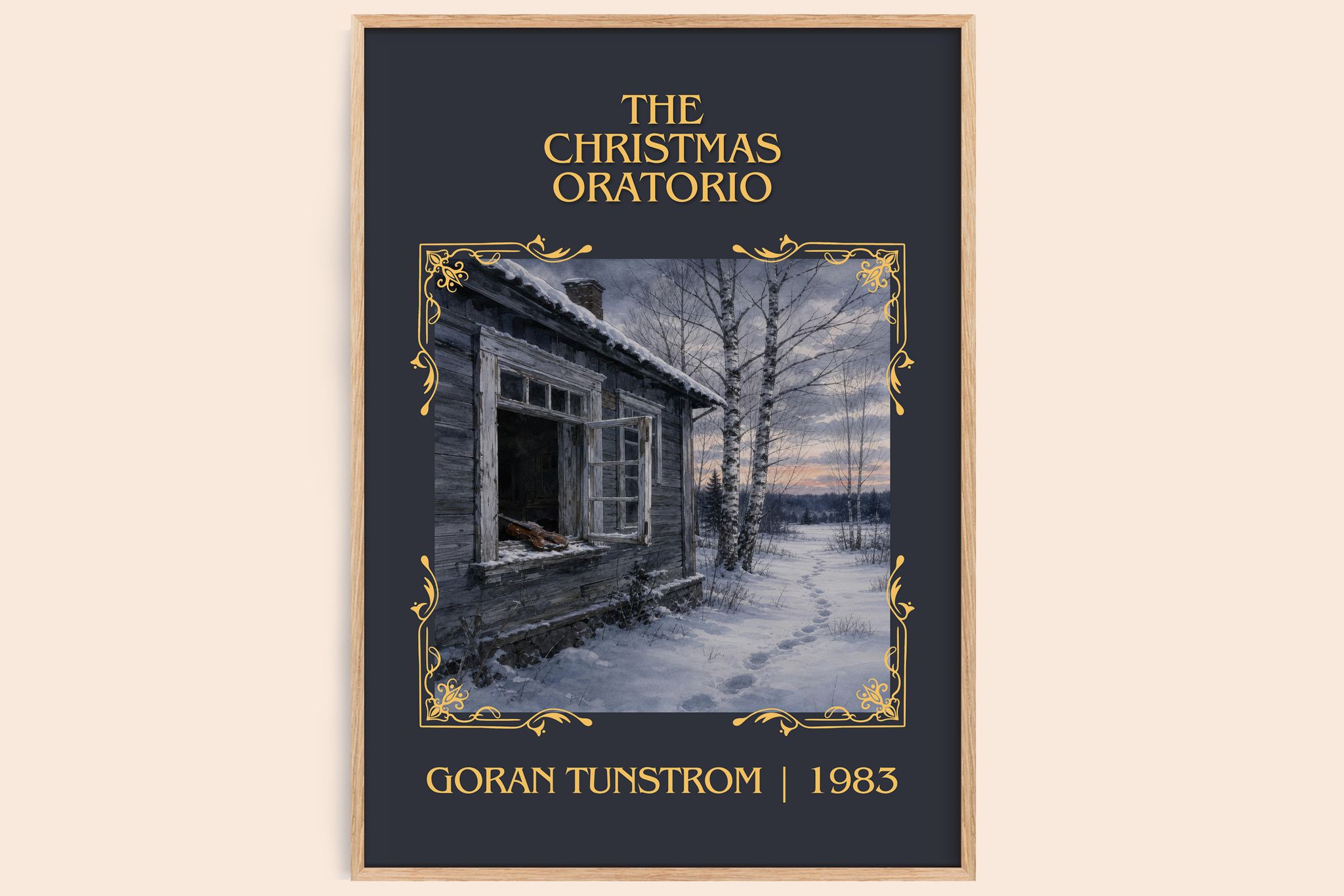 The Christmas Oratorio Classic Book Art Print by Göran Tunström