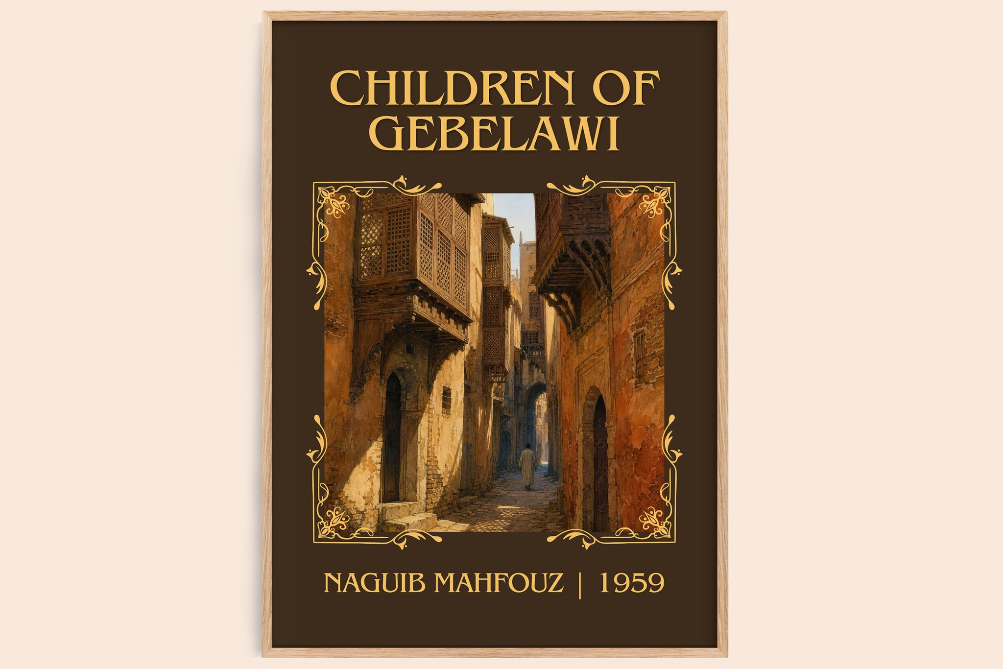 Children of Gebelawi Classic Book Art Print by Naguib Mahfouz