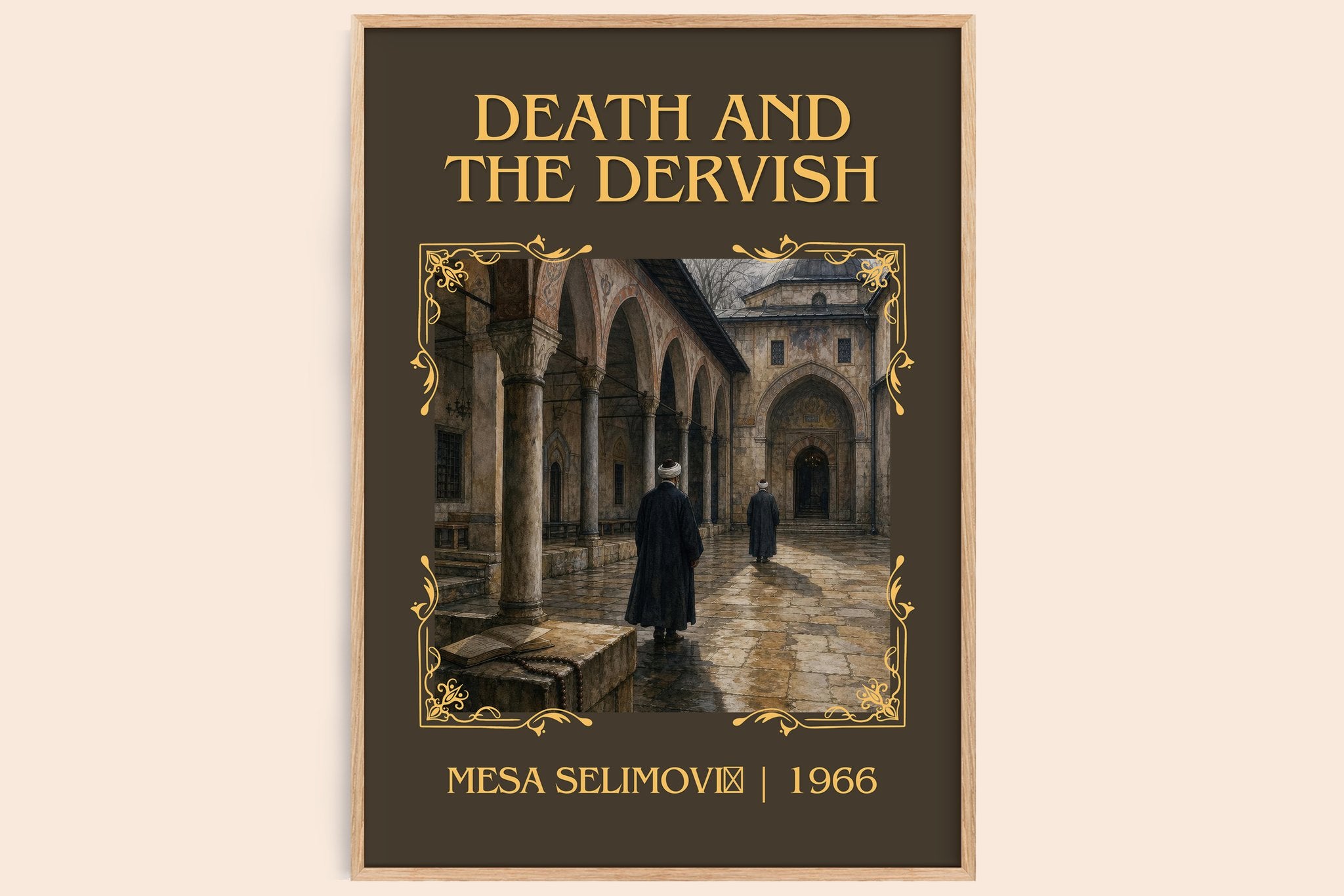 Death and the Dervish Classic Book Art Print by Meša Selimović