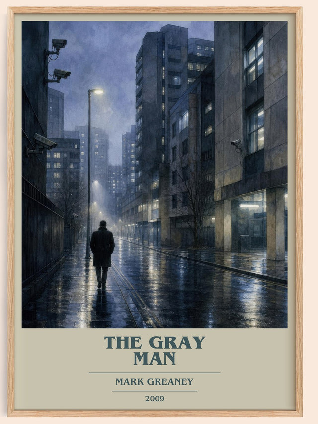 The Gray Man Book Cover Poster by Mark Greaney