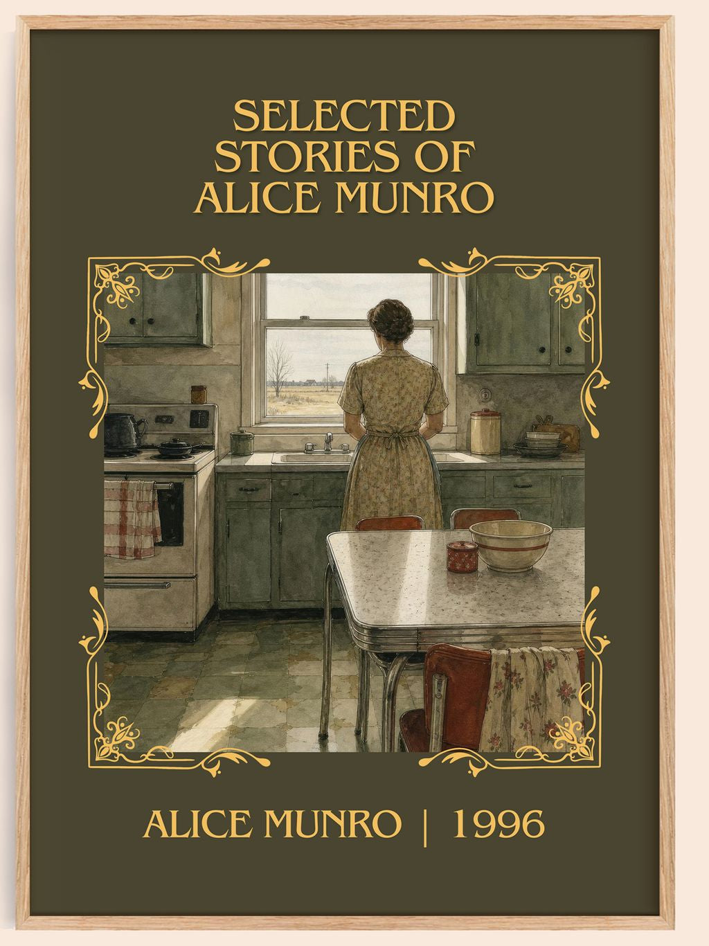 Selected Stories of Alice Munro Classic Book Art Print by Alice Munro – book poster