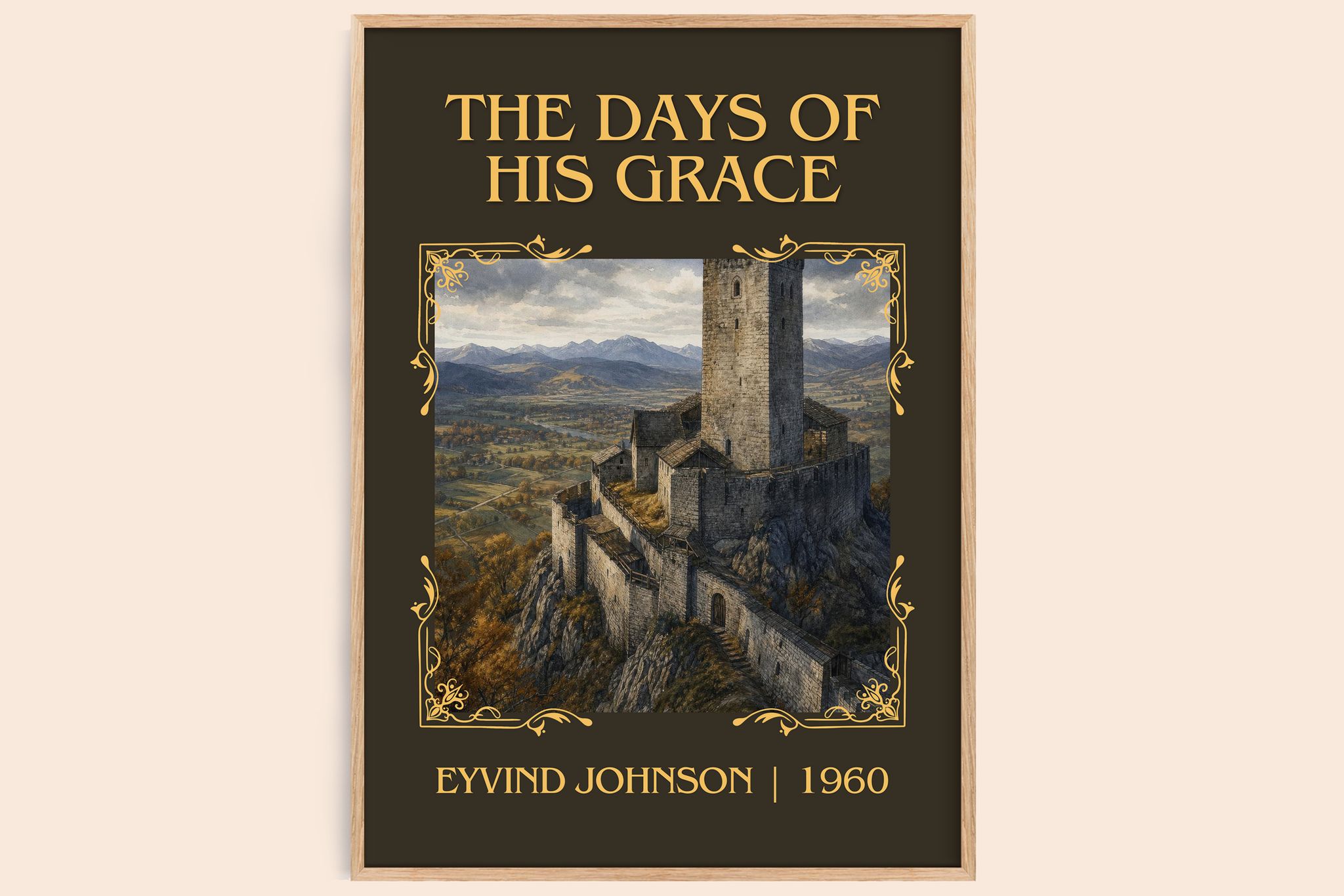 The Days of His Grace Classic Book Art Print by Eyvind Johnson