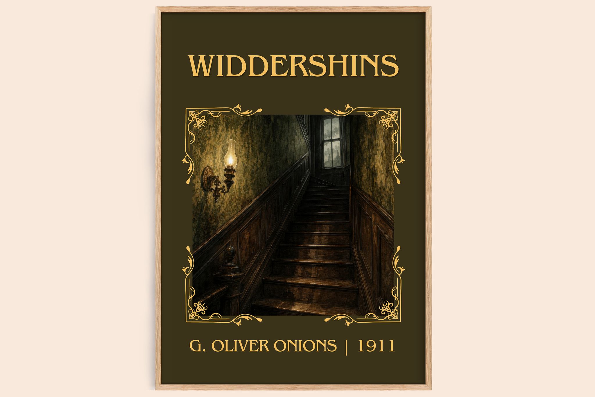 Widdershins Classic Book Art Print by G. Oliver Onions