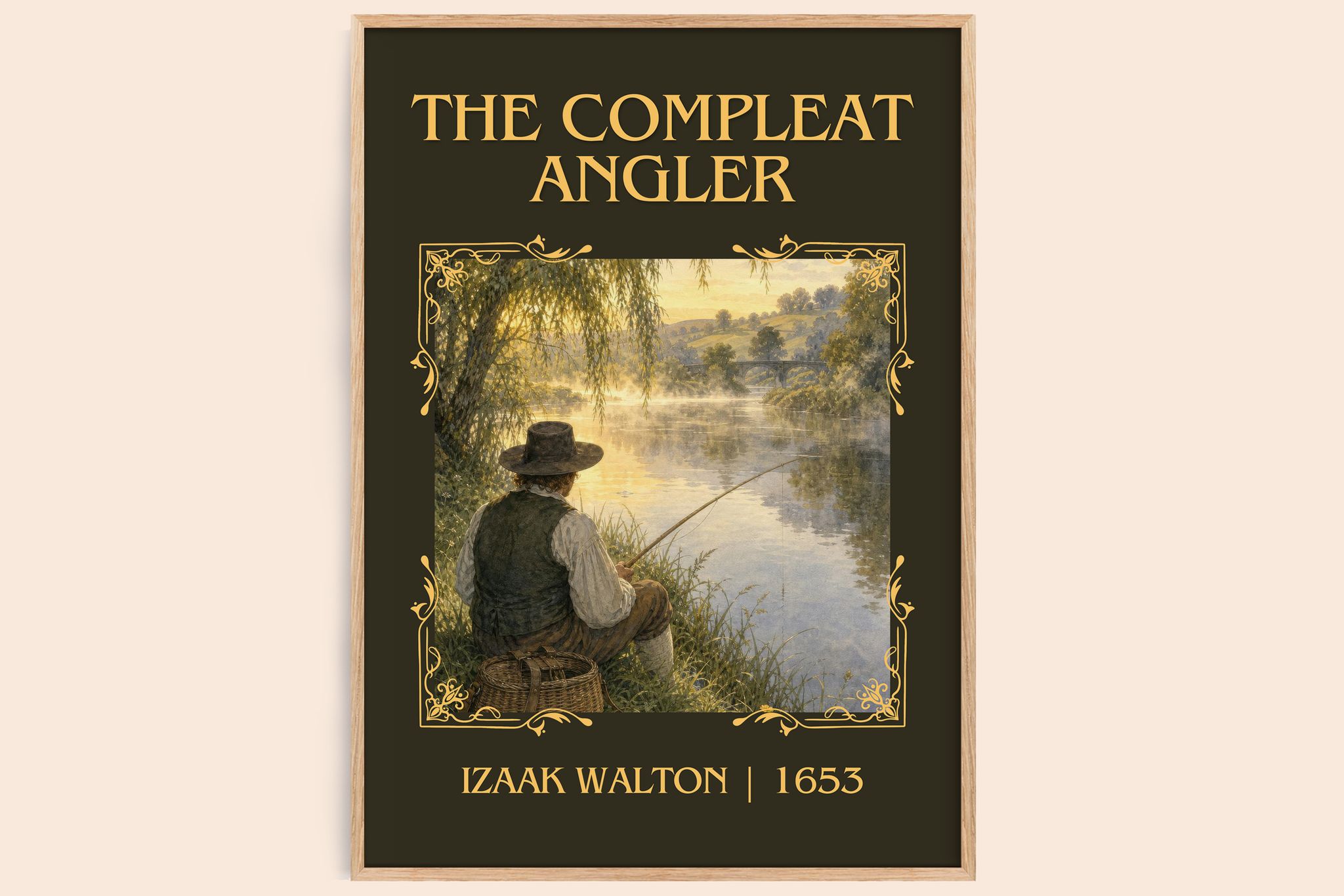 The Compleat Angler Classic Book Art Print by Izaak Walton