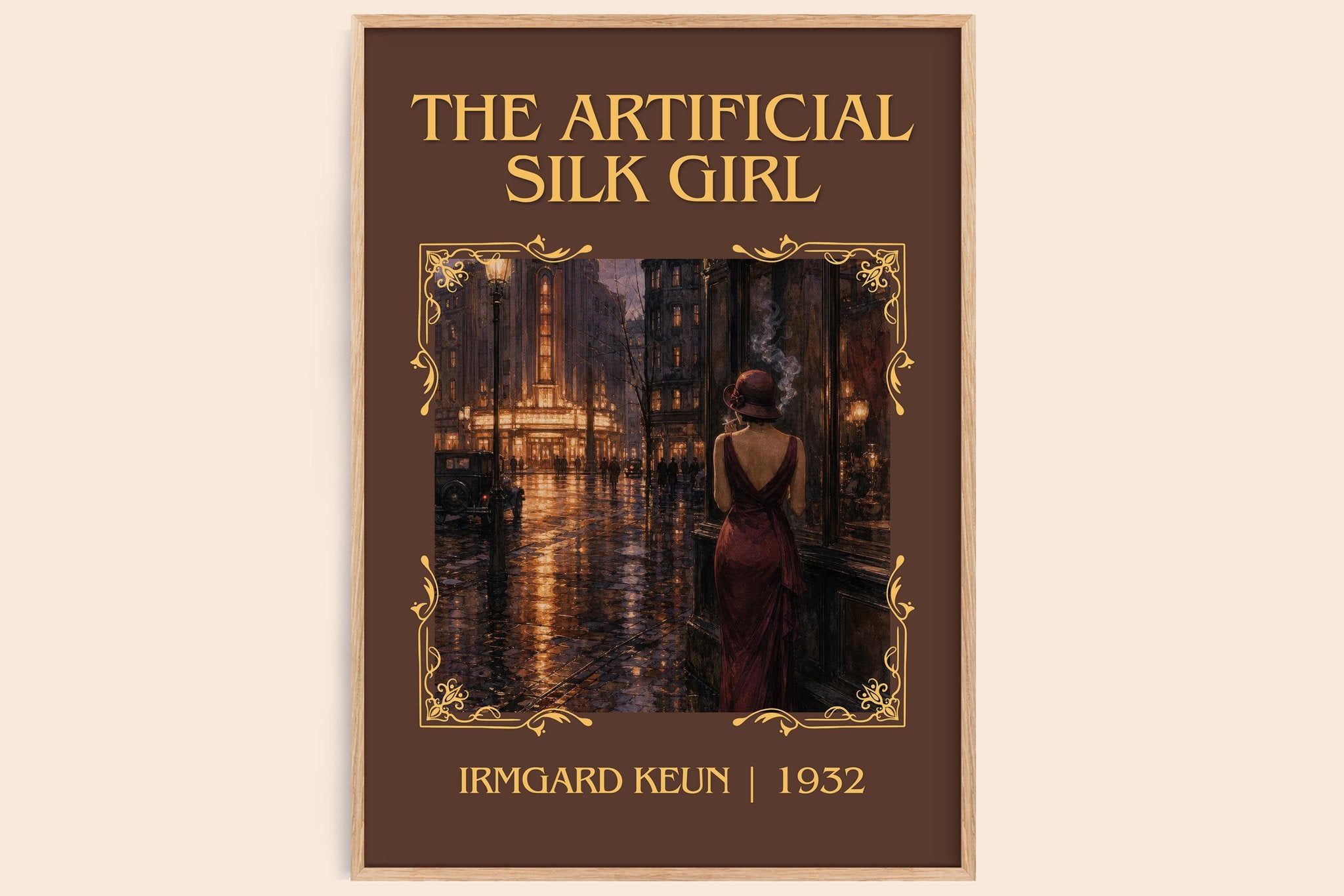 The Artificial Silk Girl Classic Book Art Print by Irmgard Keun