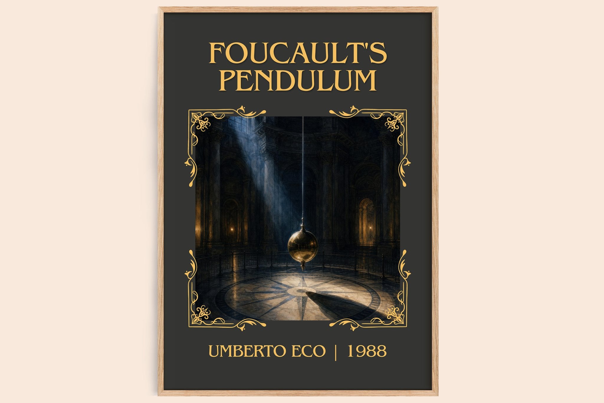 Foucault's Pendulum Classic Book Art Print by Umberto Eco