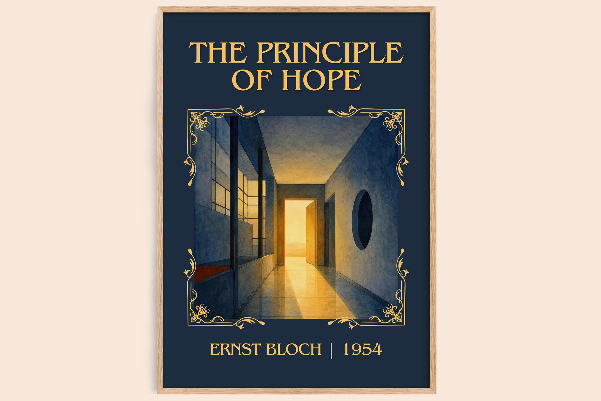 The Principle Of Hope Classic Book Art Print by Ernst Bloch