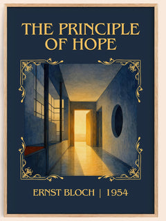 The Principle Of Hope Classic Book Art Print by Ernst Bloch – book poster