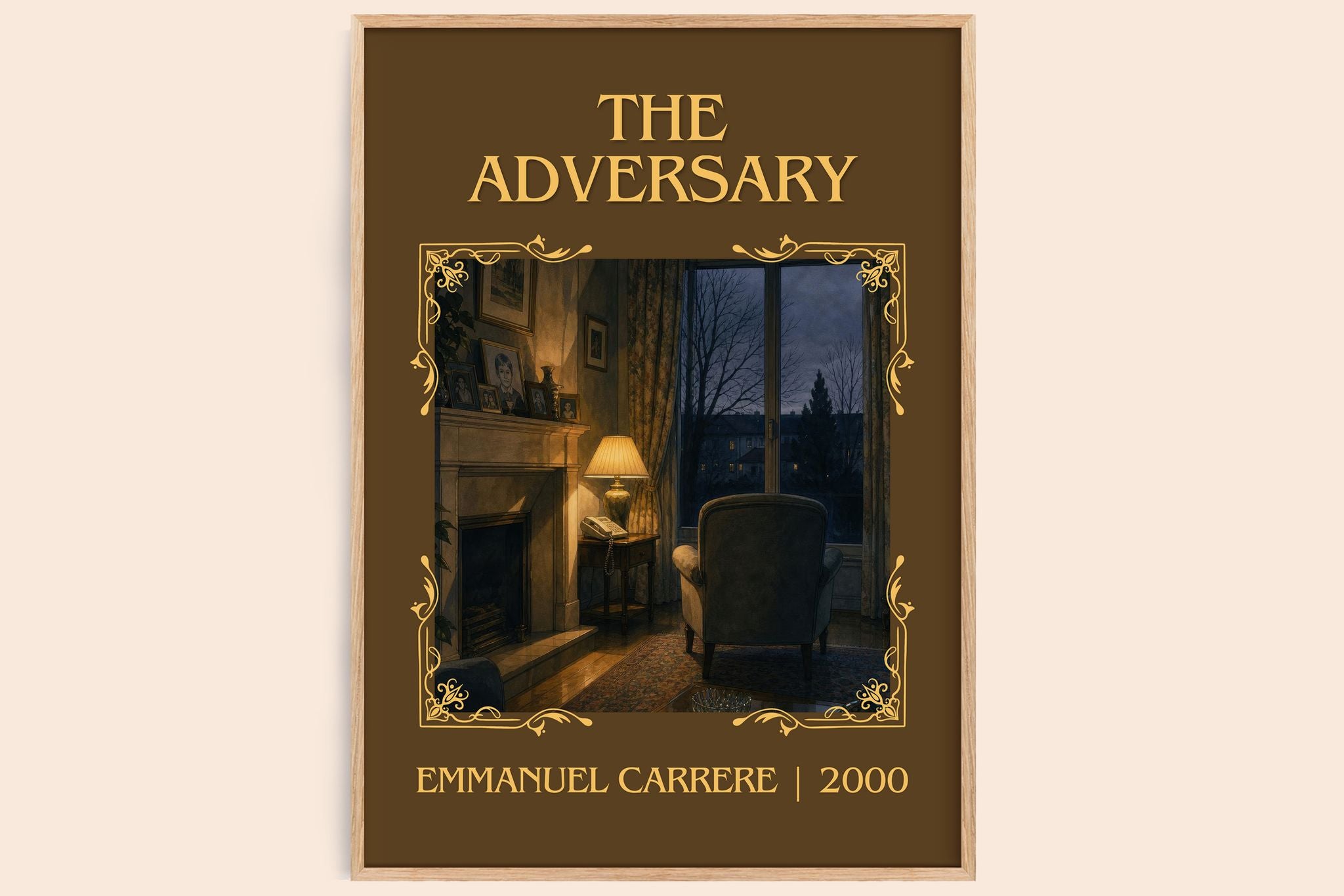 The Adversary Classic Book Art Print by Emmanuel Carrère