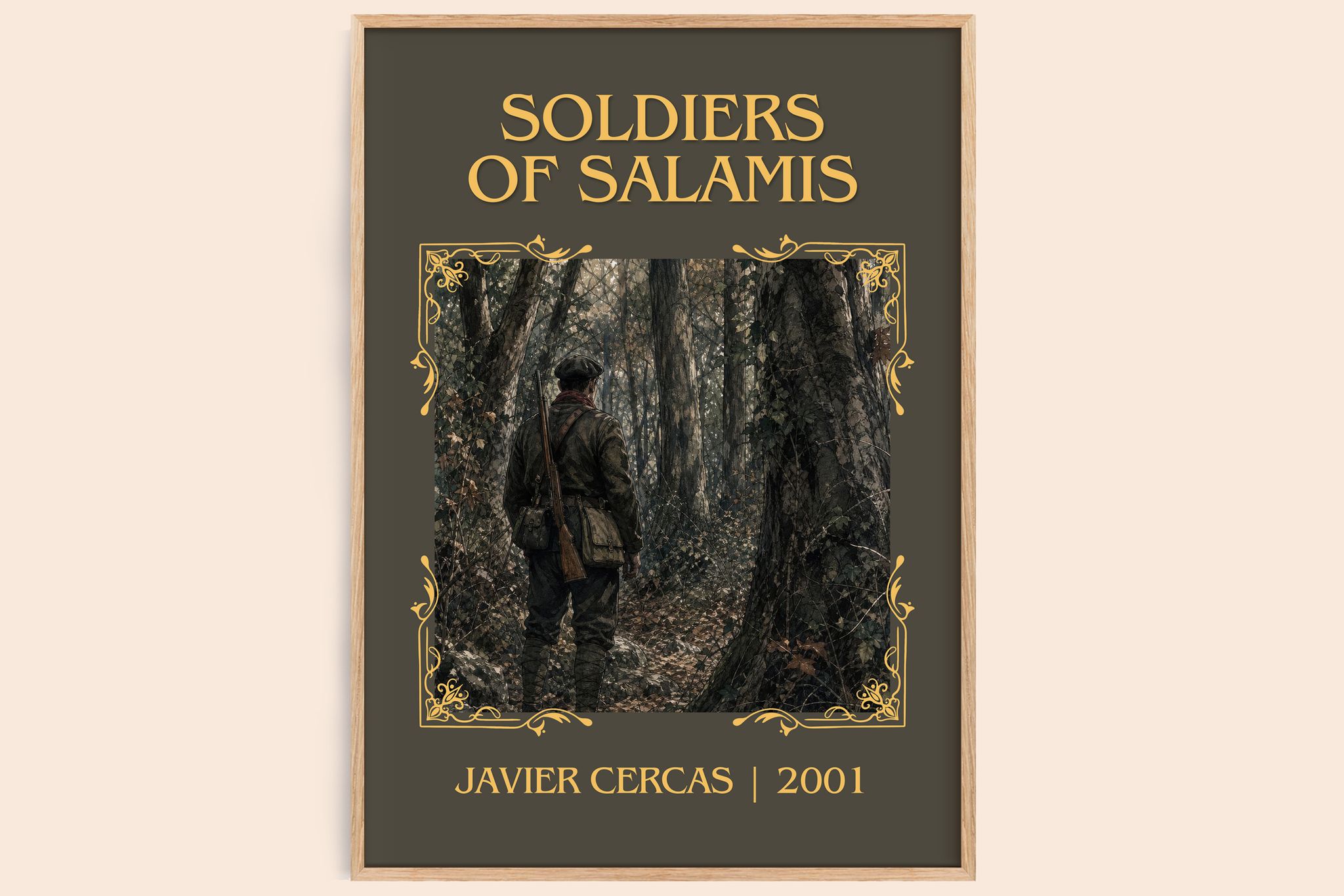 Soldiers of Salamis Classic Book Art Print by Javier Cercas