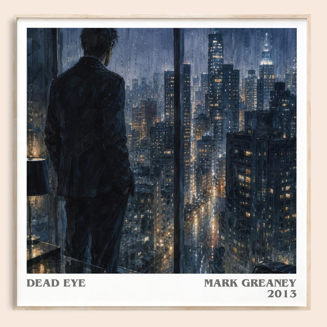 Dead Eye Literary Art Print by Mark Greaney