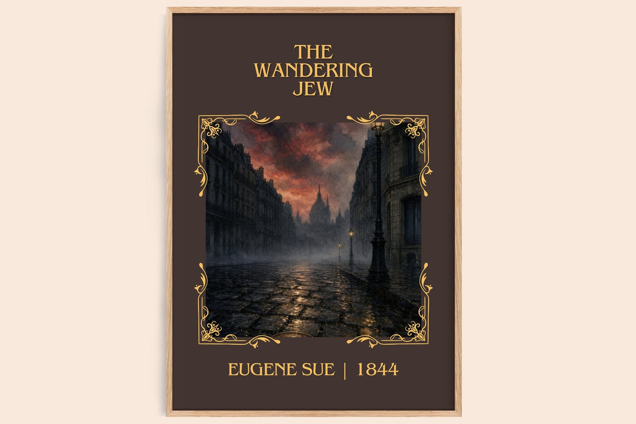 The Wandering Jew Classic Book Art Print by Eugène Sue