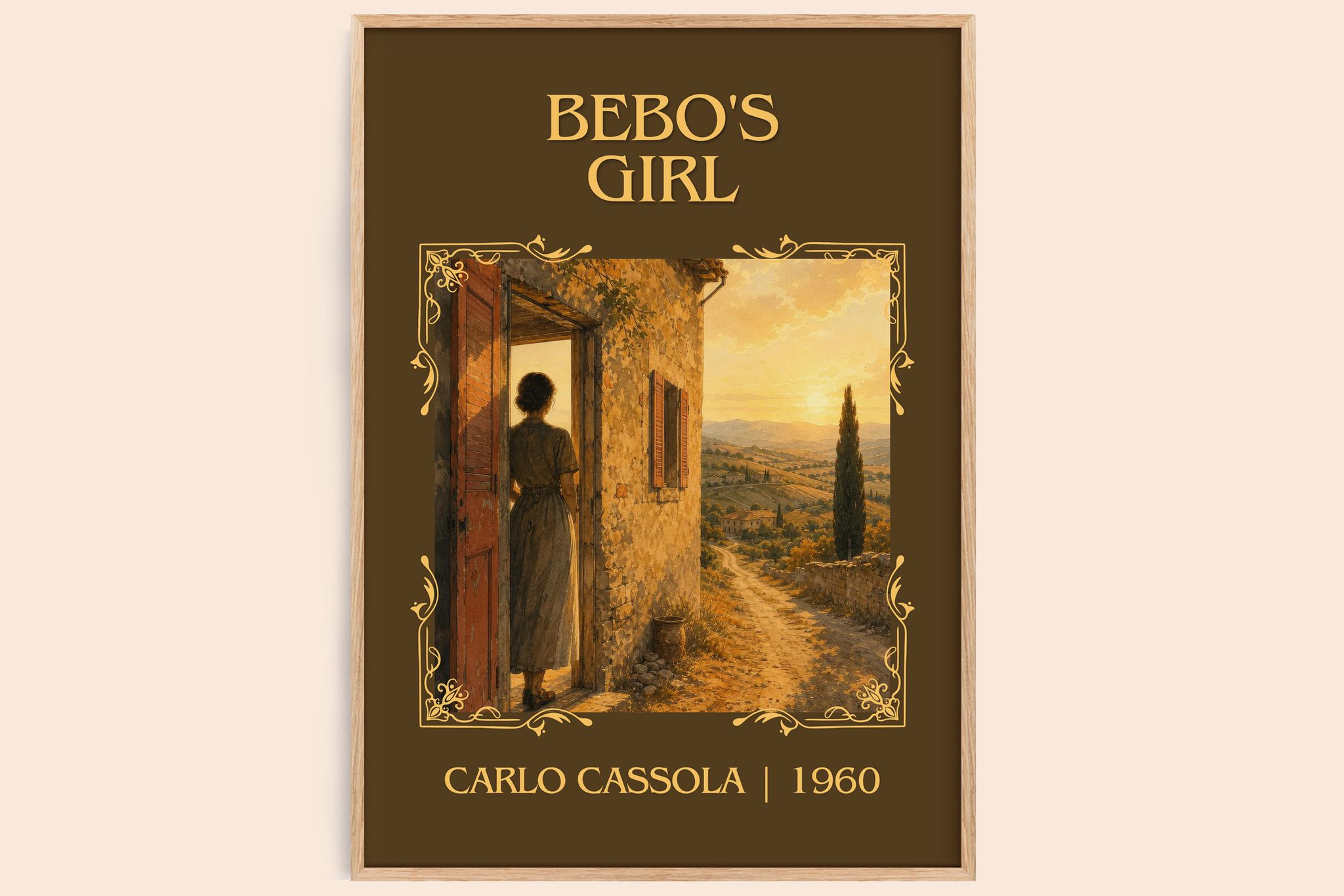 Bébo's Girl Classic Book Art Print by Carlo Cassola