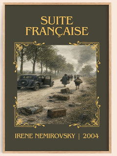 Suite Française Classic Book Art Print by Irène Némirovsky – book poster