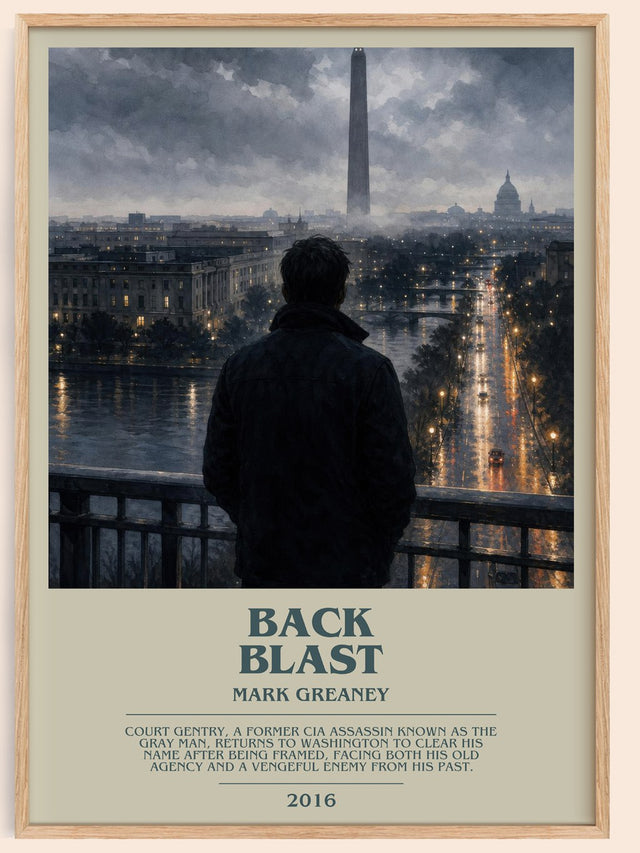 Back Blast Bookish Wall Art by Mark Greaney