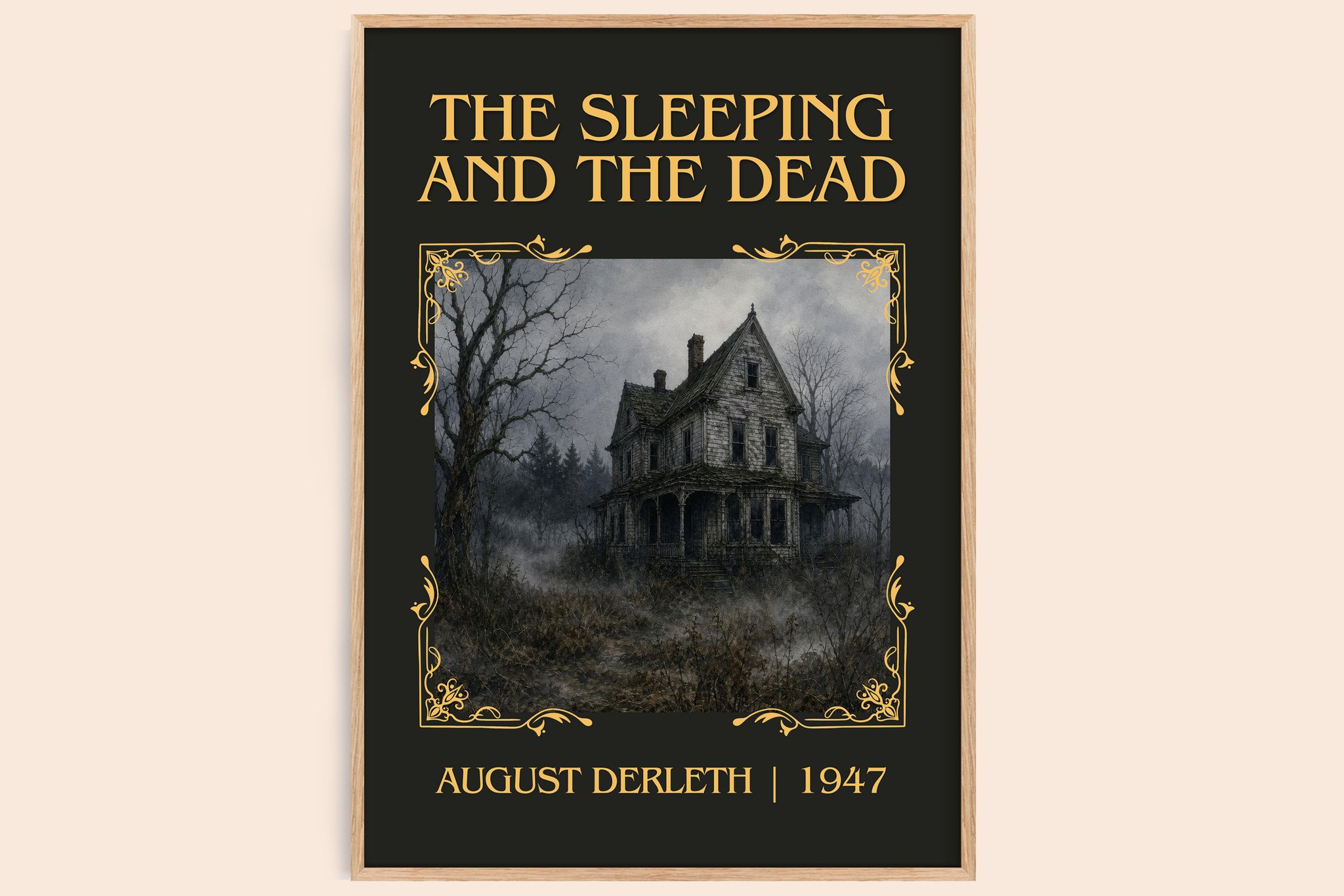 The Sleeping And The Dead Classic Book Art Print by August Derleth