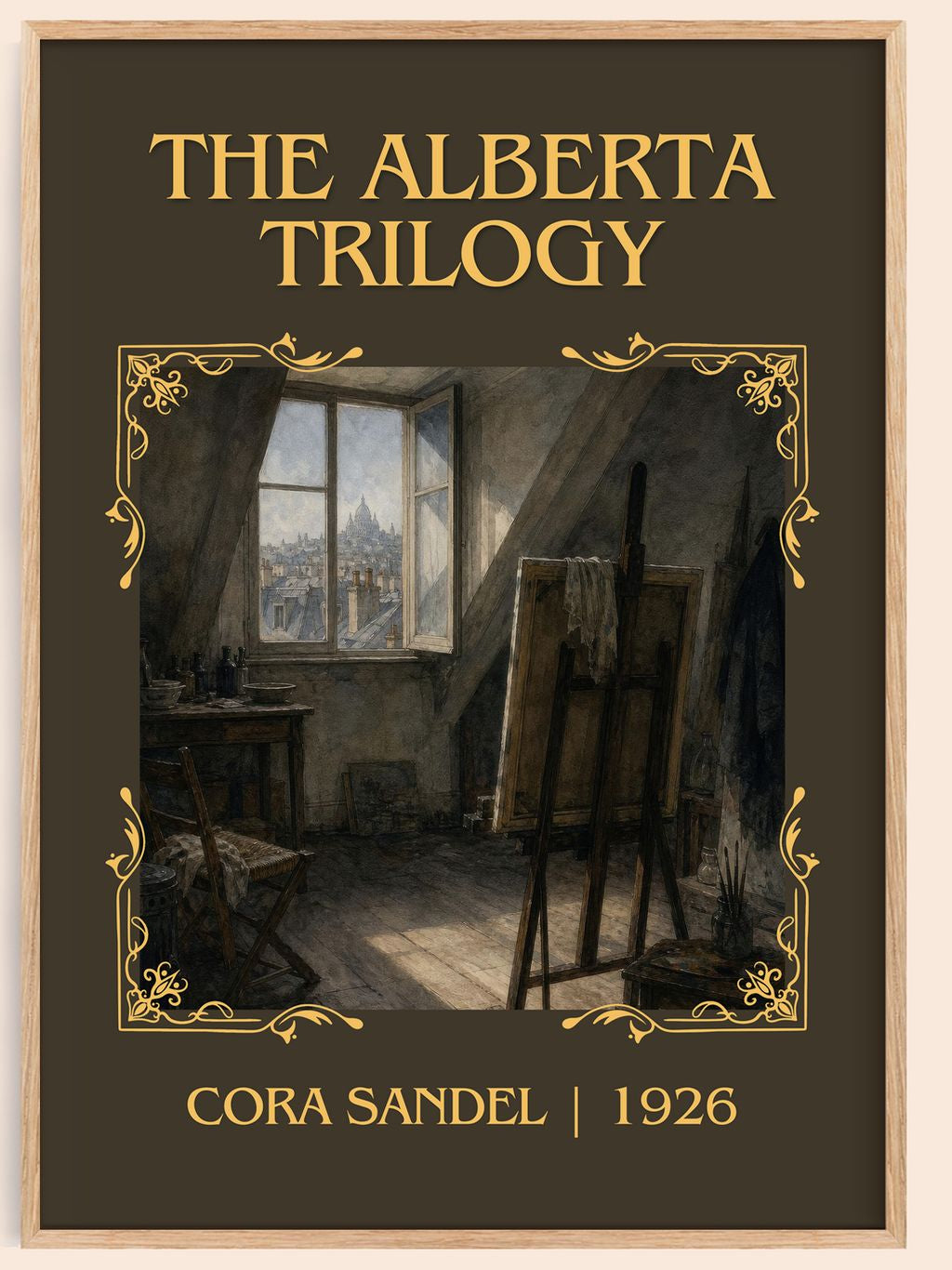 The Alberta Trilogy Classic Book Art Print by Cora Sandel – book poster