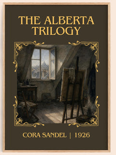 The Alberta Trilogy Classic Book Art Print by Cora Sandel – book poster