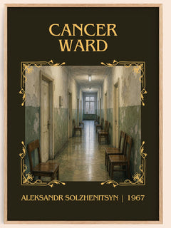 Cancer Ward Classic Book Art Print by Aleksandr Solzhenitsyn – book poster