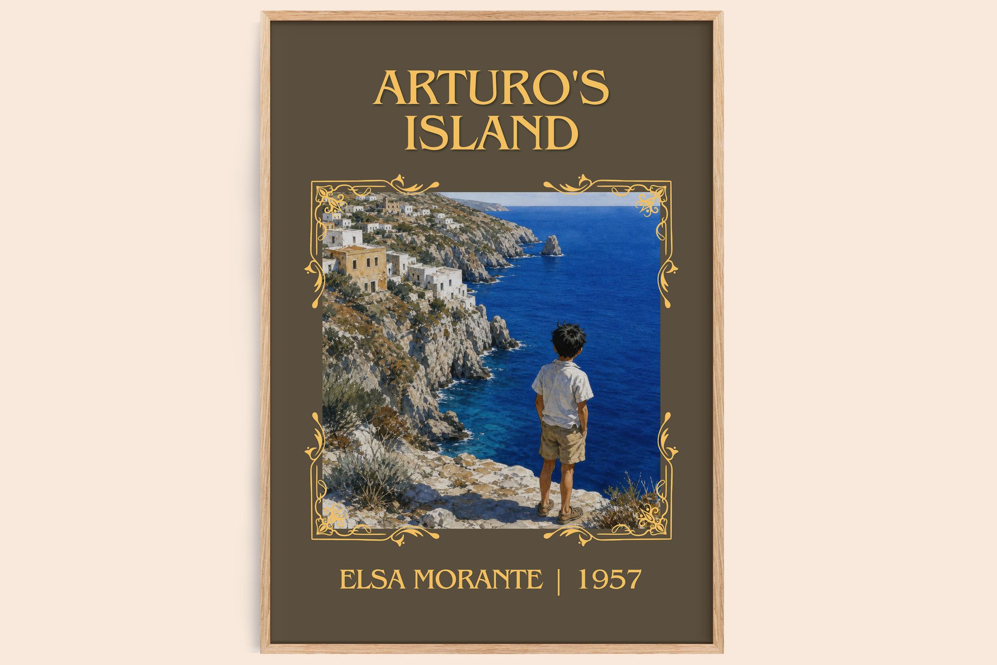 Arturo's Island Classic Book Art Print by Elsa Morante
