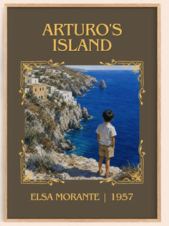 Arturo's Island Classic Book Art Print by Elsa Morante – book poster