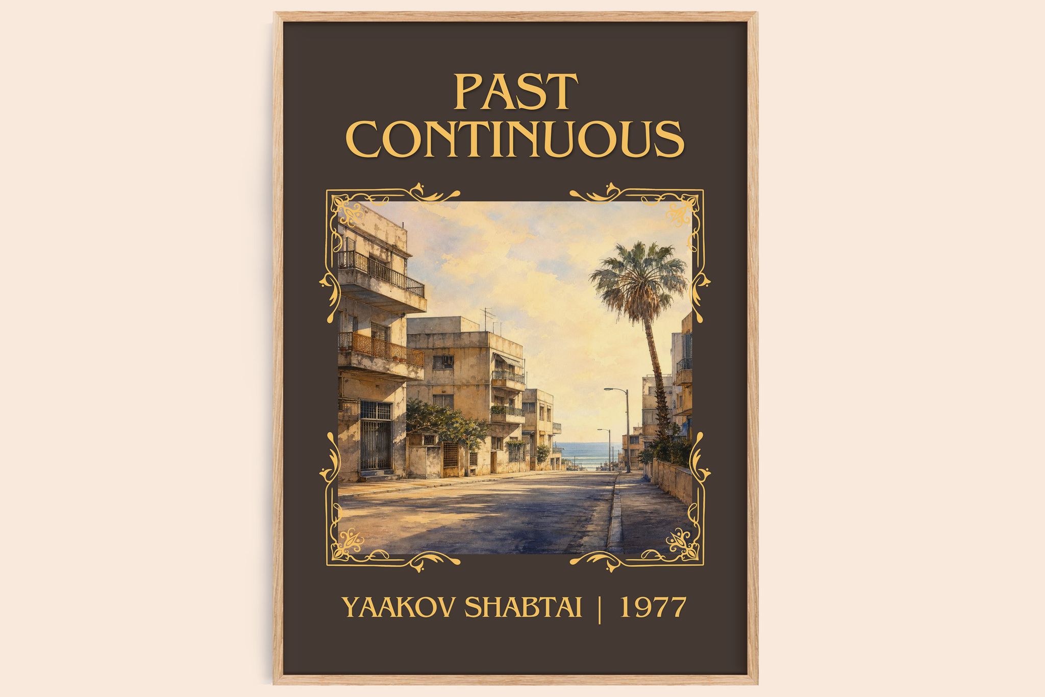 Past Continuous Classic Book Art Print by Yaakov Shabtai