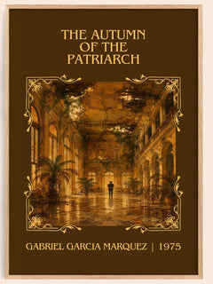 Autumn of the Patriarch Classic Book Art Print by G. Márquez – book poster