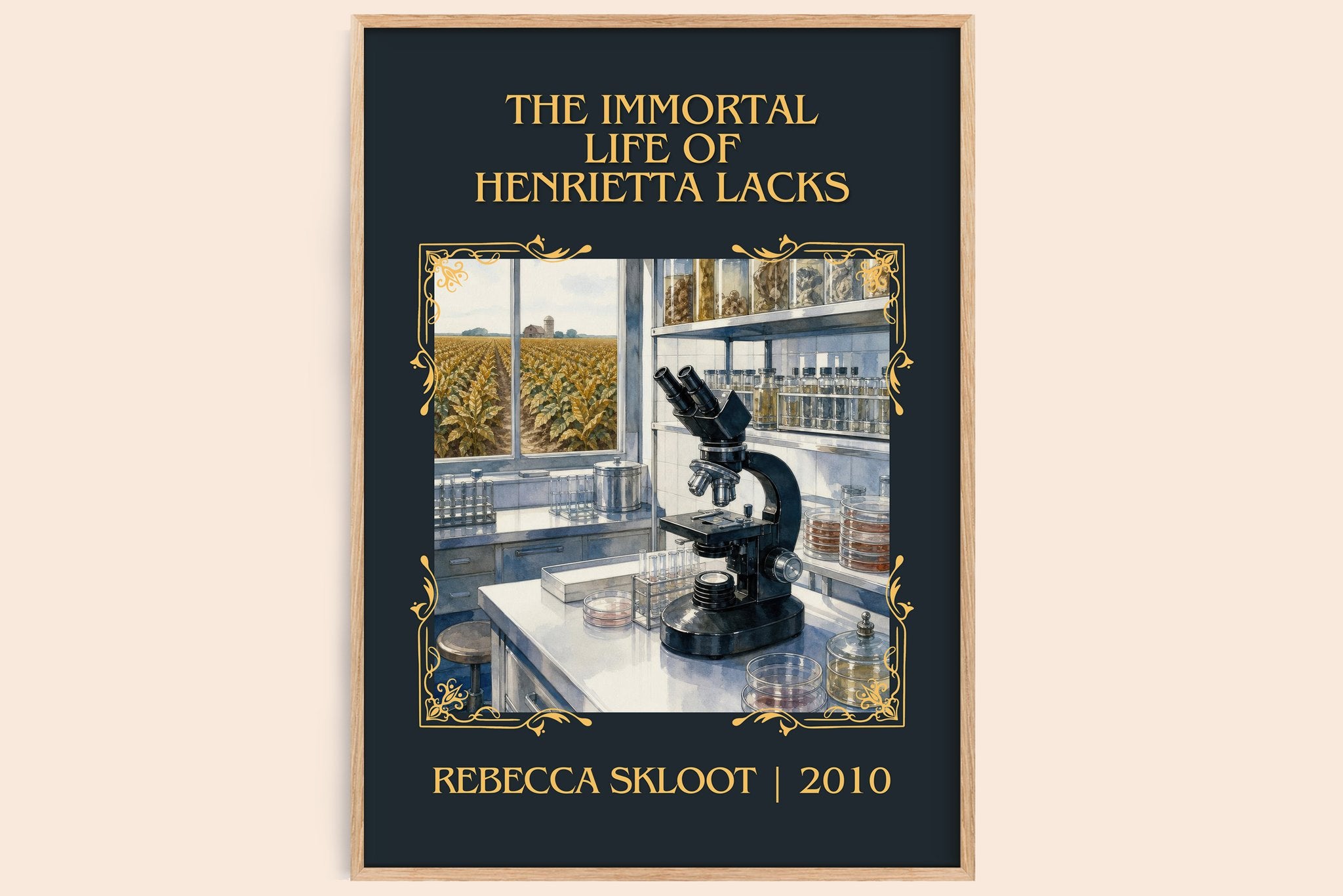 Immortal Life of Henrietta Lacks Classic Book Art Print by R. Skloot