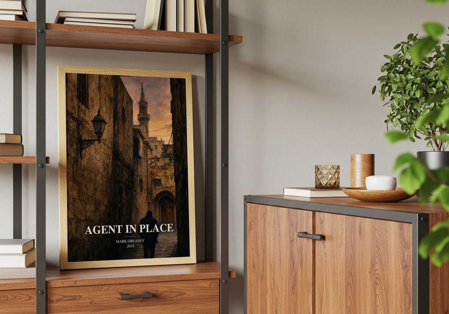 Agent In Place book watercolour illustration paper finish options – matte satin gloss