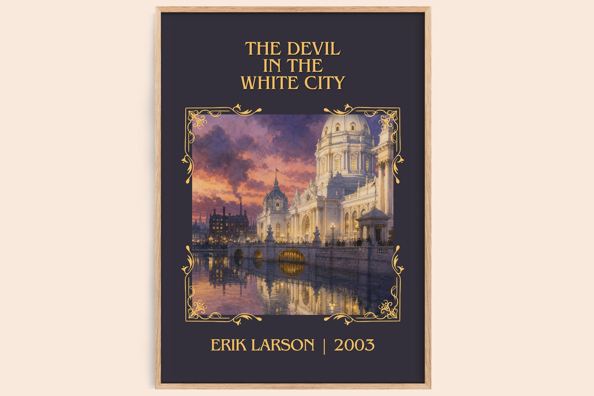 The Devil In The White City Classic Book Art Print by Erik Larson