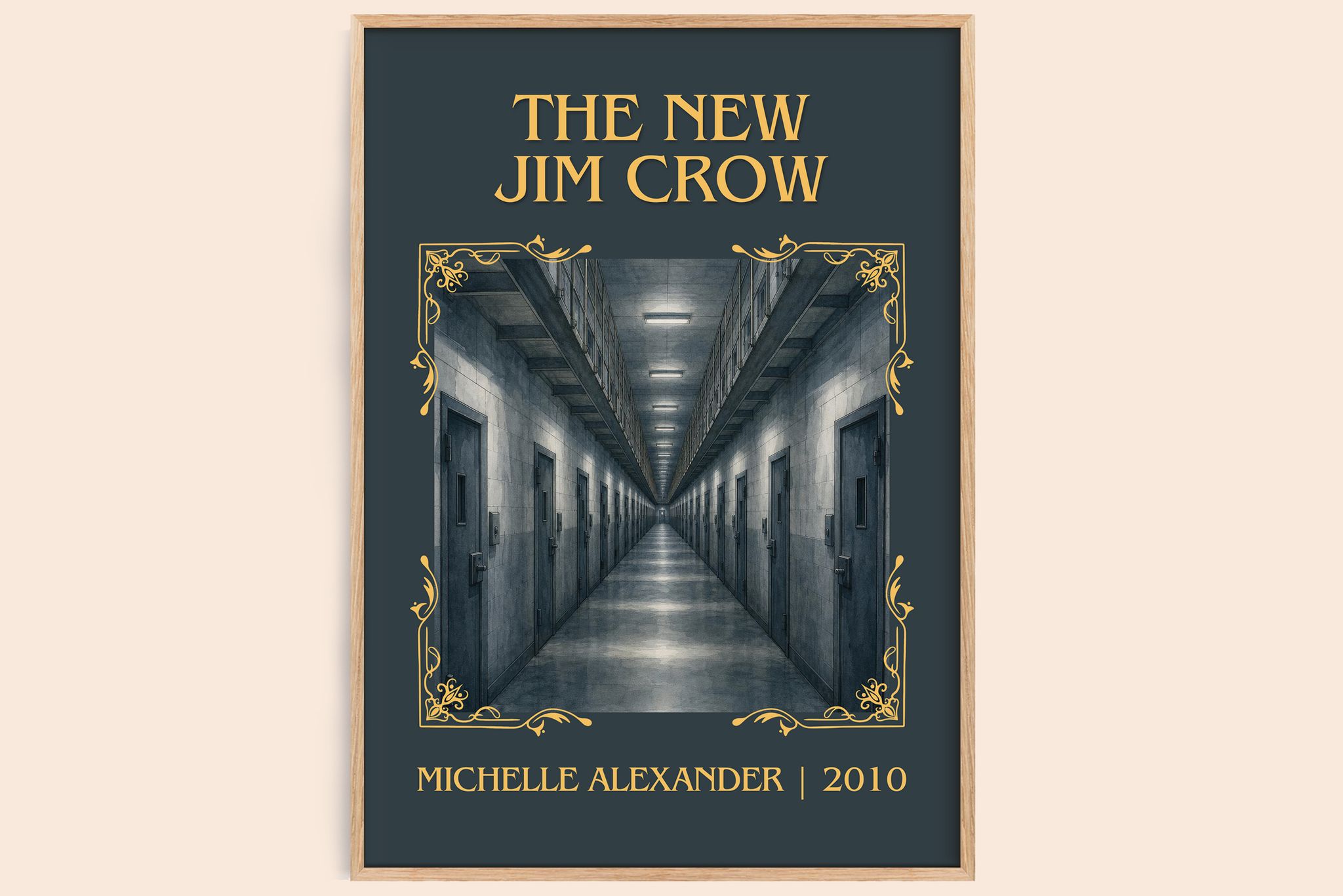The New Jim Crow Classic Book Art Print by Michelle Alexander