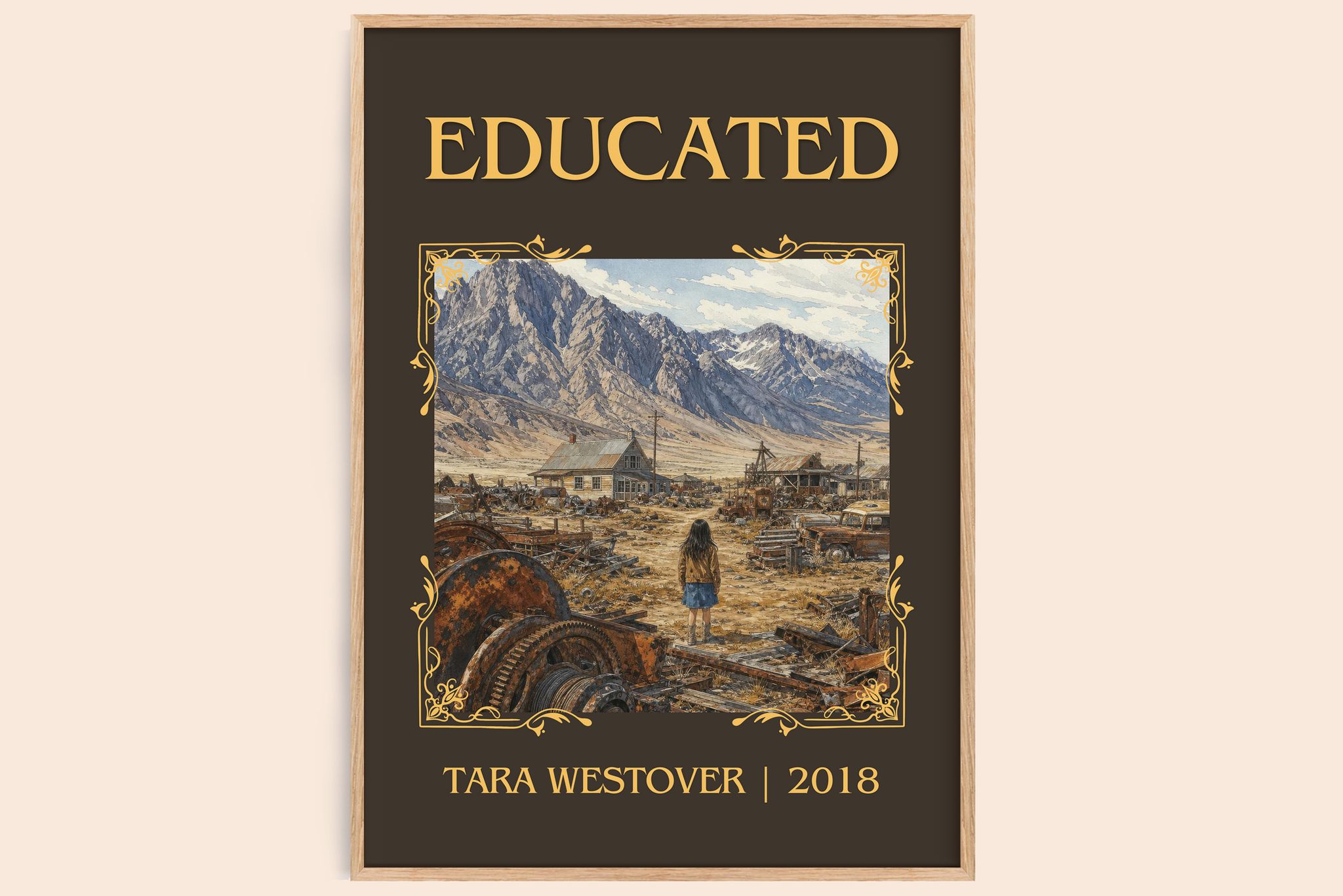 Educated Classic Book Art Print by Tara Westover