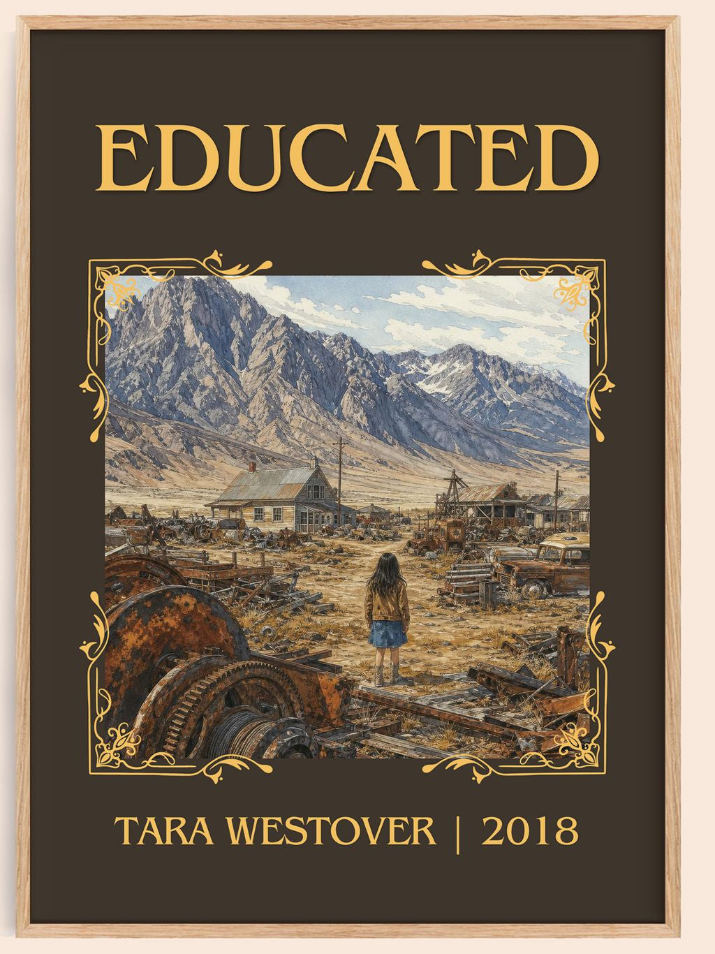 Educated Classic Book Art Print by Tara Westover – book poster