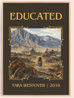 Educated Classic Book Art Print by Tara Westover – book poster
