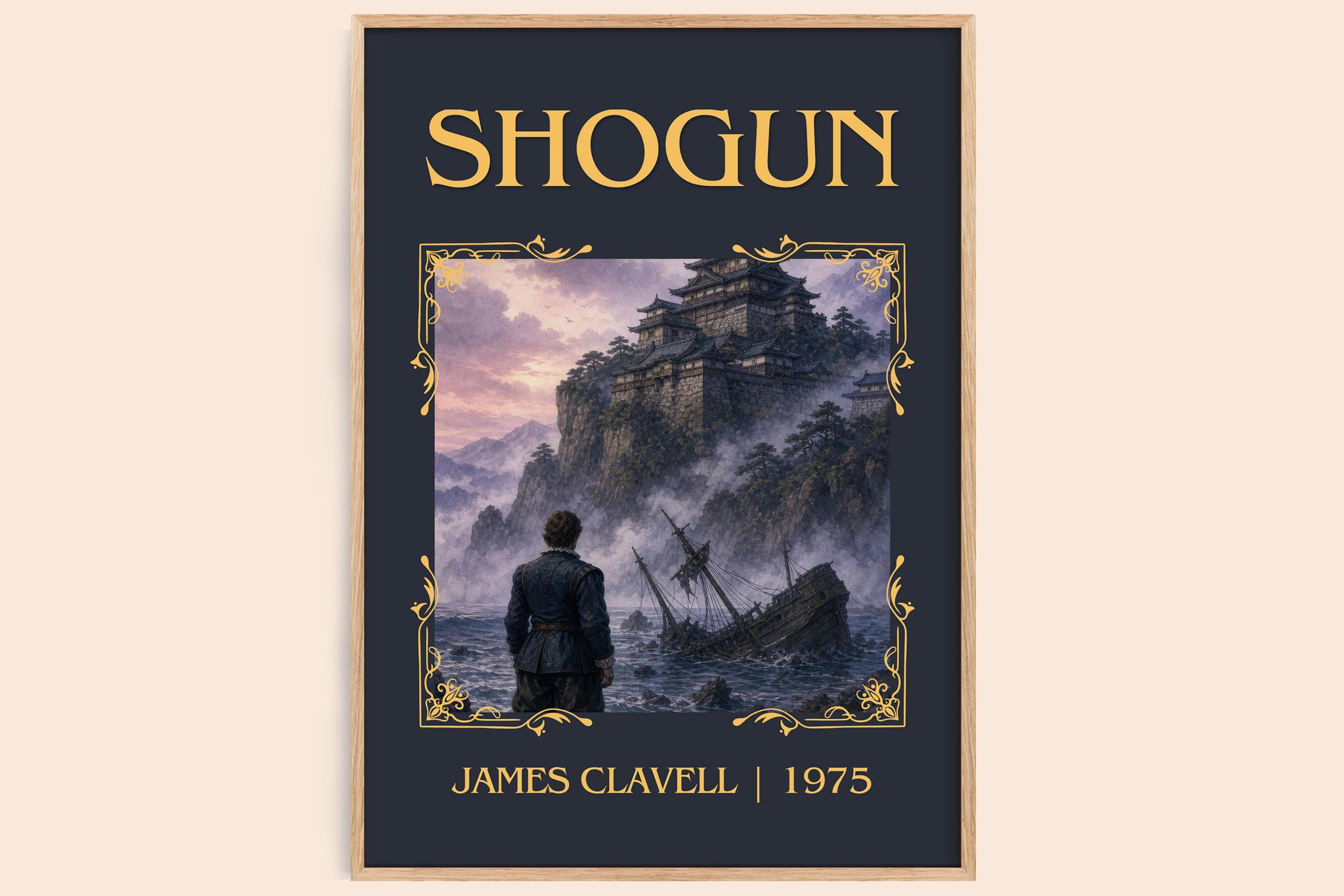 Shogun Classic Book Art Print by James Clavell