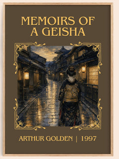 Memoirs of a Geisha Classic Book Art Print by Arthur Golden – book poster