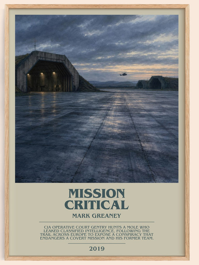 Mission Critical Bookish Wall Art by Mark Greaney