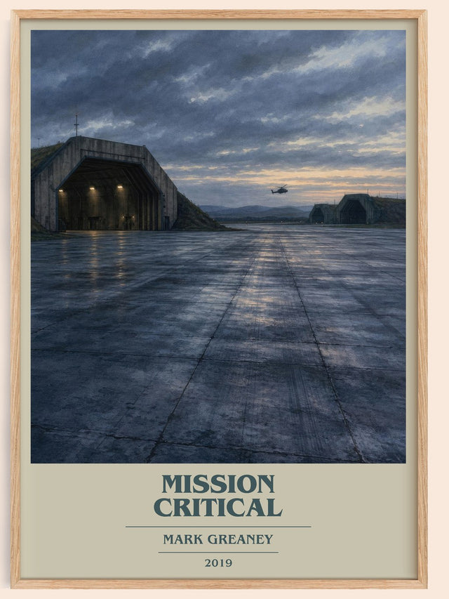 Mission Critical Book Cover Poster by Mark Greaney