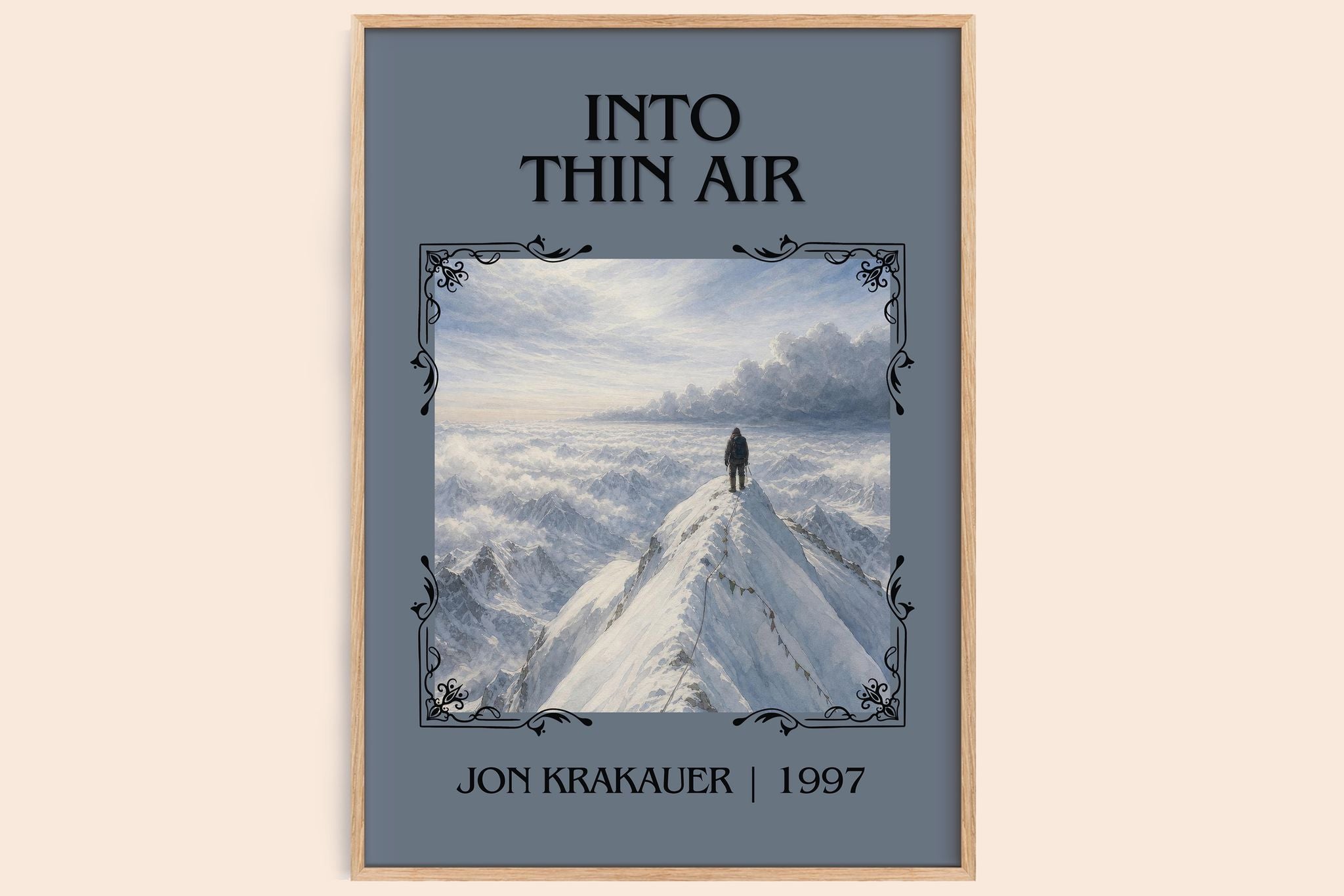 Into Thin Air Classic Book Art Print by Jon Krakauer