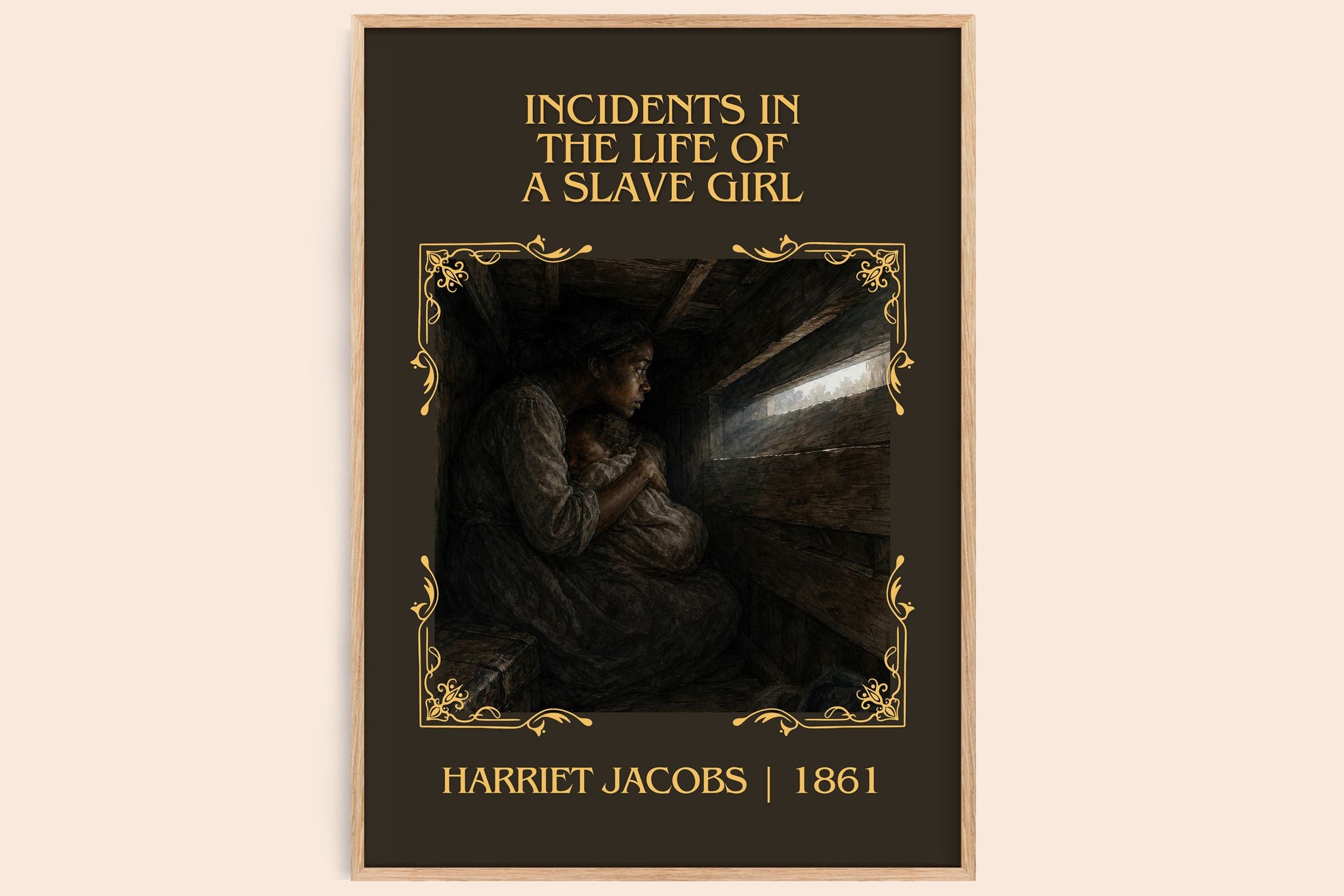 Incidents in the Life of a Slave Girl Classic Book Art Print by Harriet Jacobs