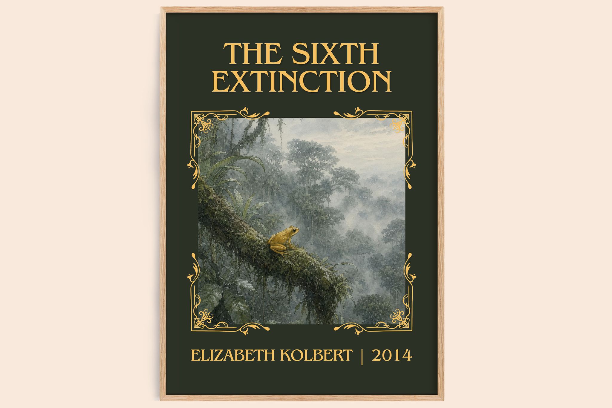 The Sixth Extinction Classic Book Art Print by Elizabeth Kolbert