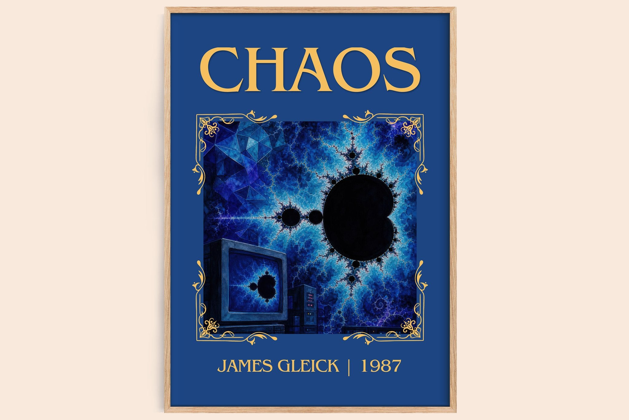 Chaos Classic Book Art Print by James Gleick