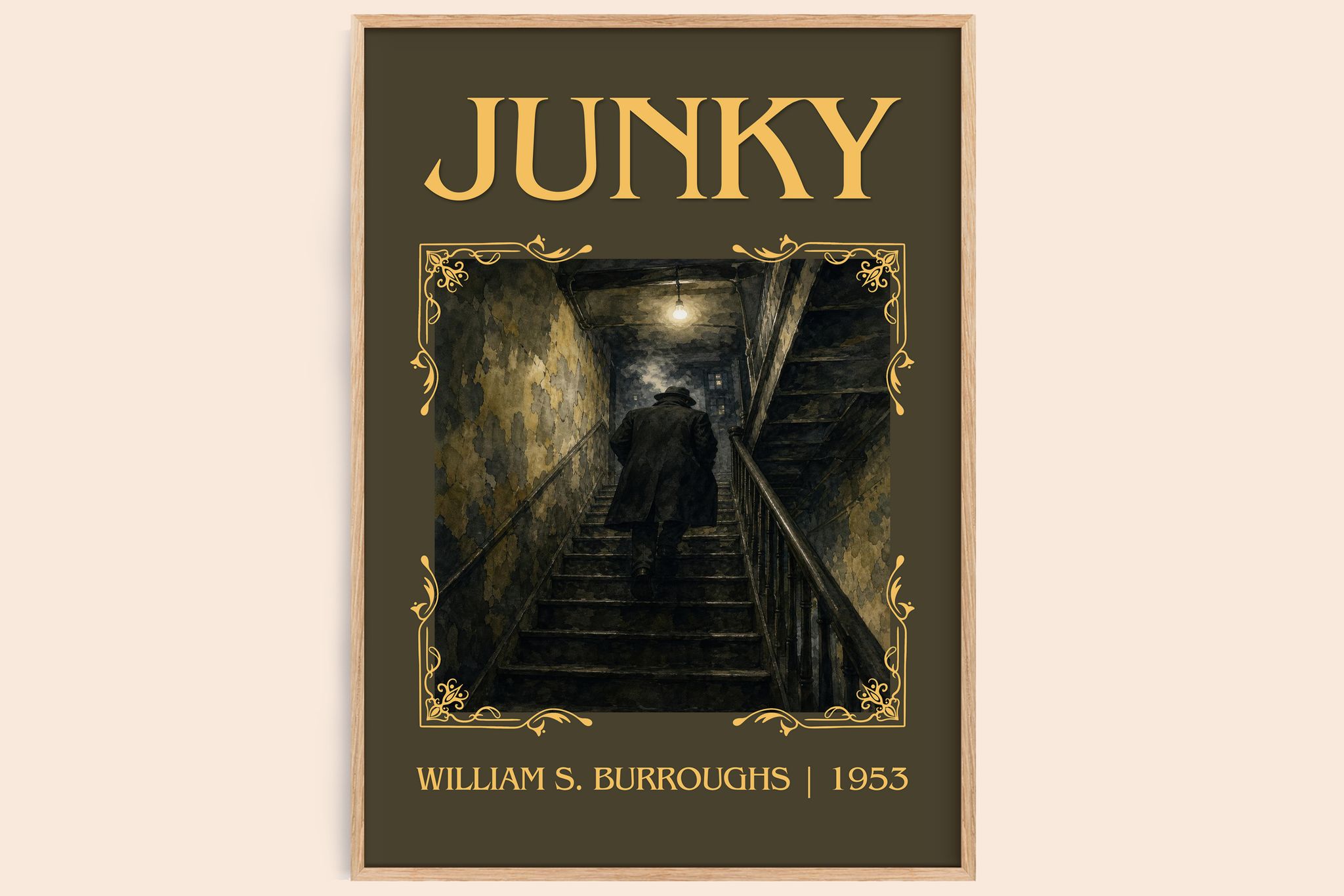 Junky Classic Book Art Print by William S. Burroughs