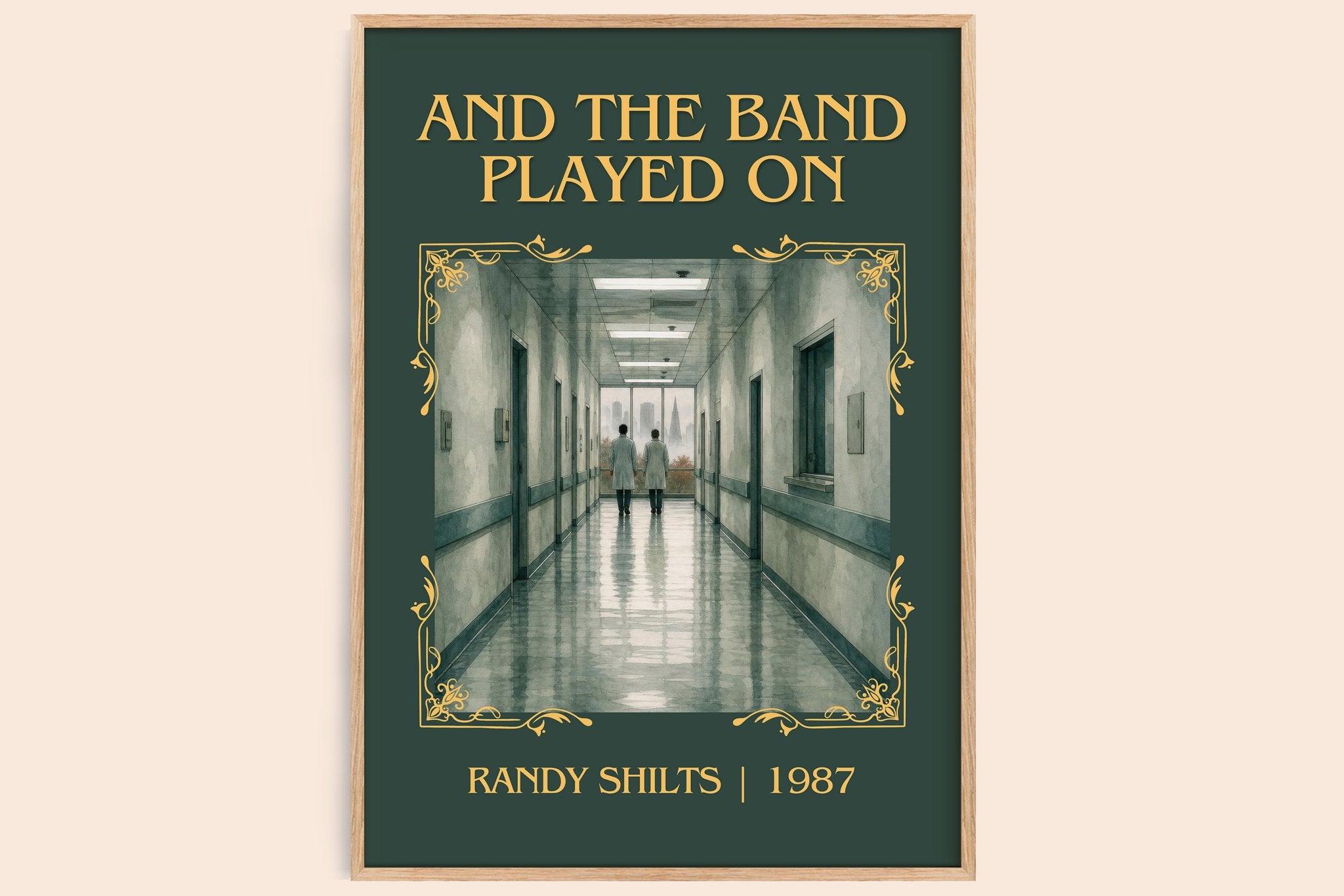 And the Band Played On Classic Book Art Print by Randy Shilts