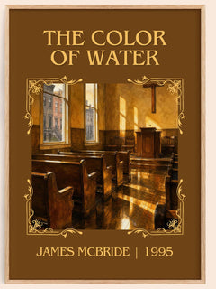 The Color of Water Classic Book Art Print by James McBride – book poster