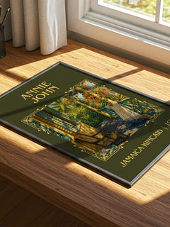 Annie John Classic Book Art Print by Jamaica Kincaid – print on a sunlit desk